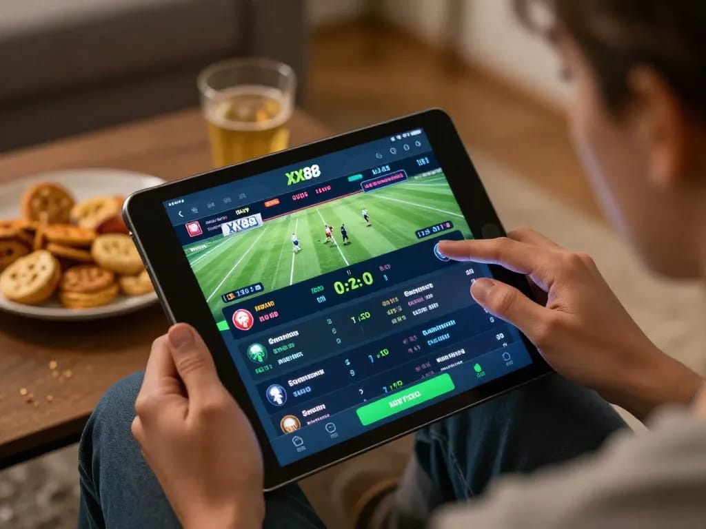 Experience sports betting on the XX88 app for real-time odds and events from home.