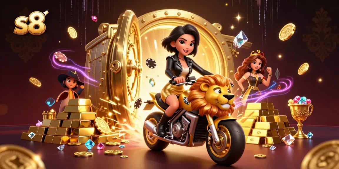 Engage in thrilling s8 casino adventures with vibrant 3D characters amidst treasure and excitement