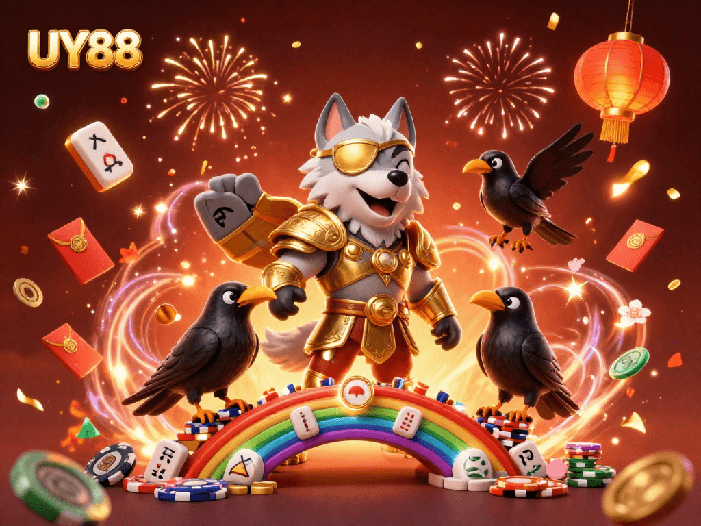 Engage with UY88's 3D casino adventure featuring exciting gaming elements and mythical characters