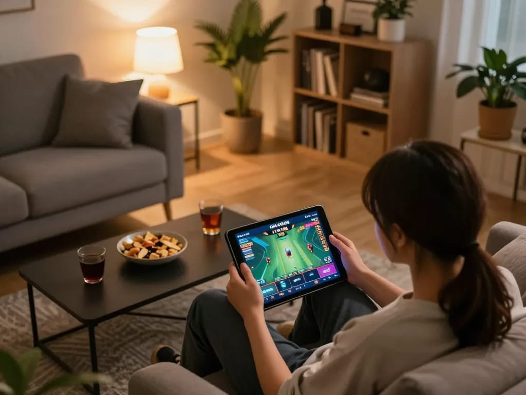 Experience the excitement of online betting on 69VN with a cozy home setup.