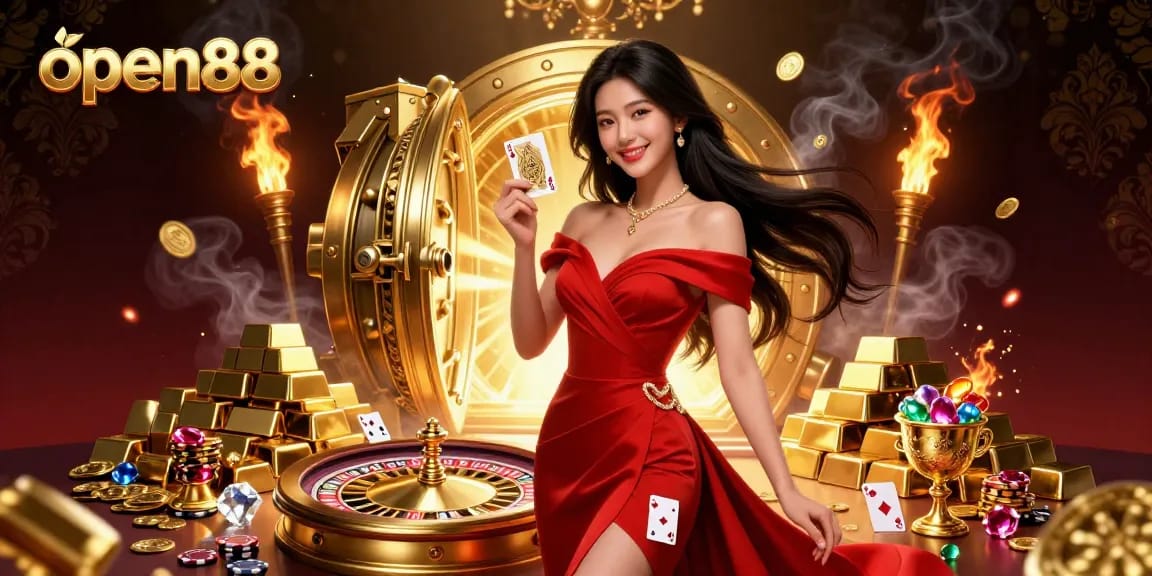 Experience thrilling gaming at open88 with our stunning casino illustration showcasing rich graphics and excitement.