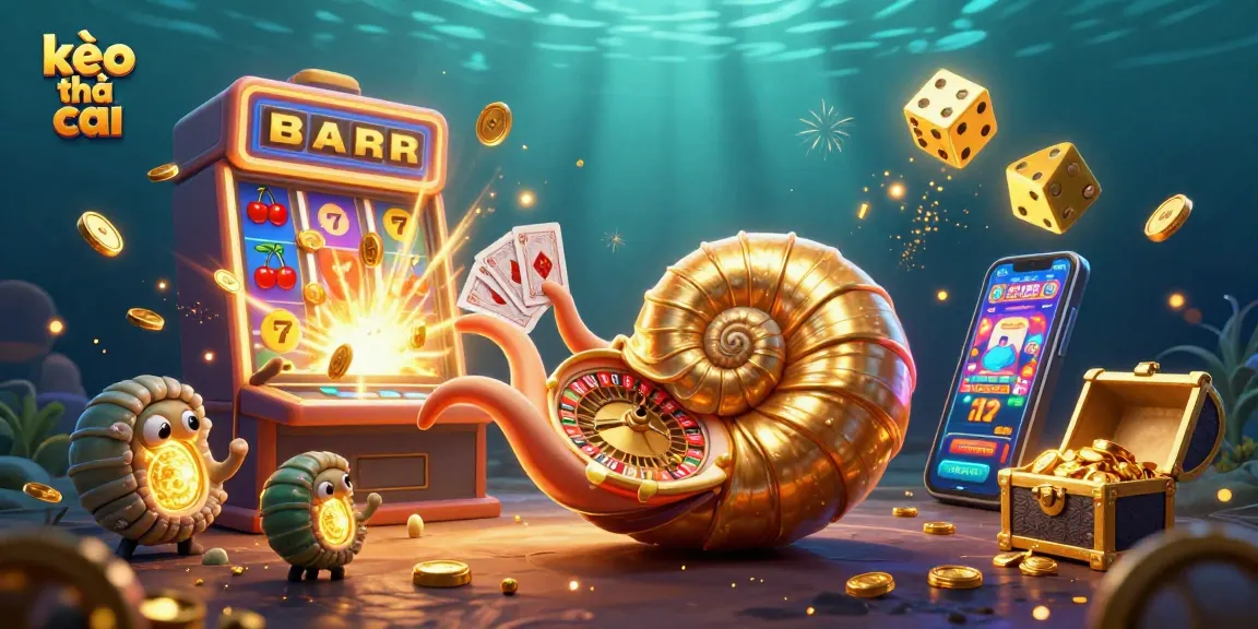 Experience the excitement of kèo nhà cái with a dynamic casino scene featuring vibrant 3D characters and jackpot elements.