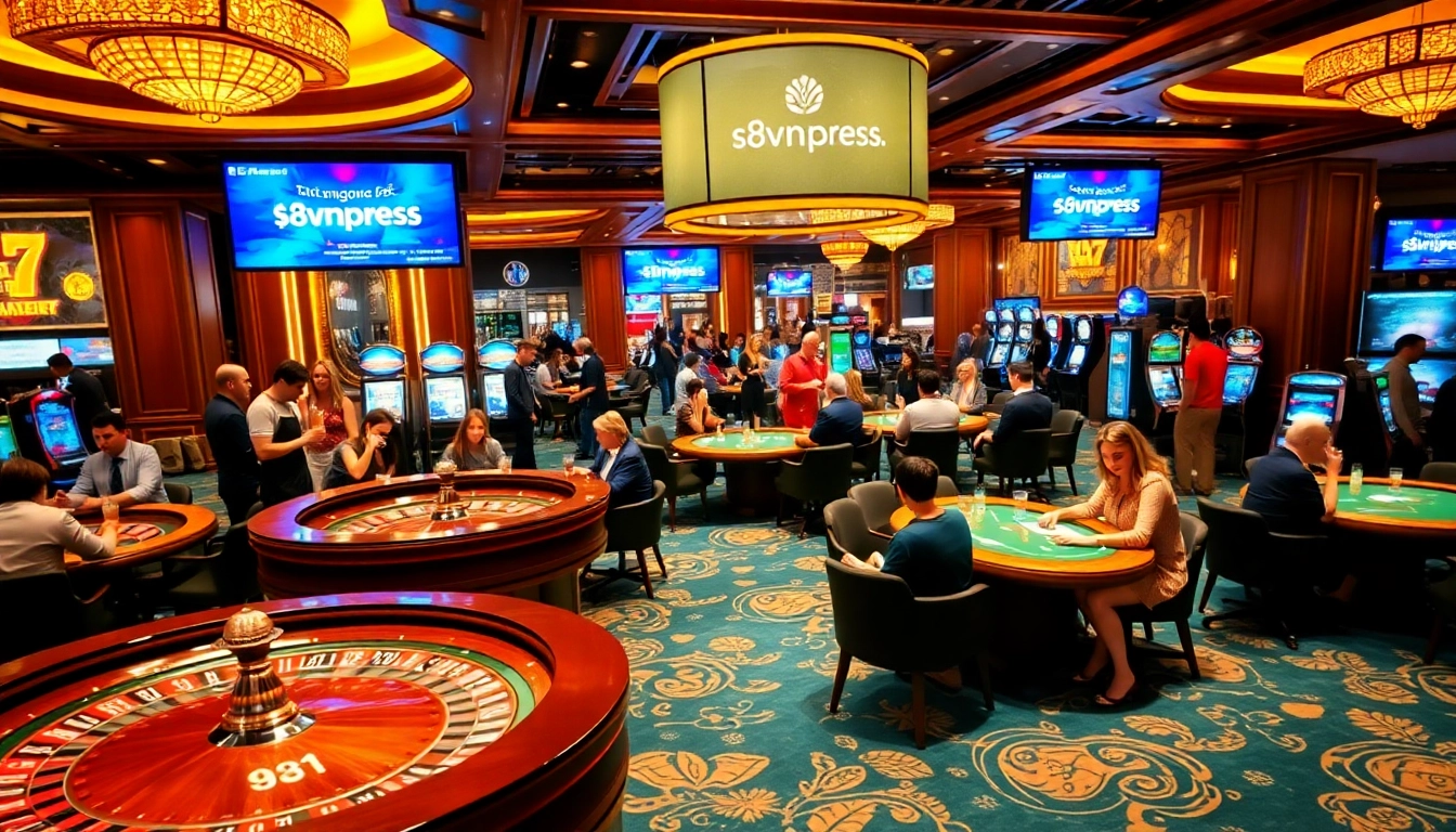 Experience thrilling gameplay at https://s8vn.press/ featuring top casino tables and vibrant gaming environments.