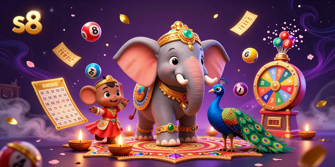 S8 offers thrilling gambling experiences with colorful lottery elements and a festive 3D scene.