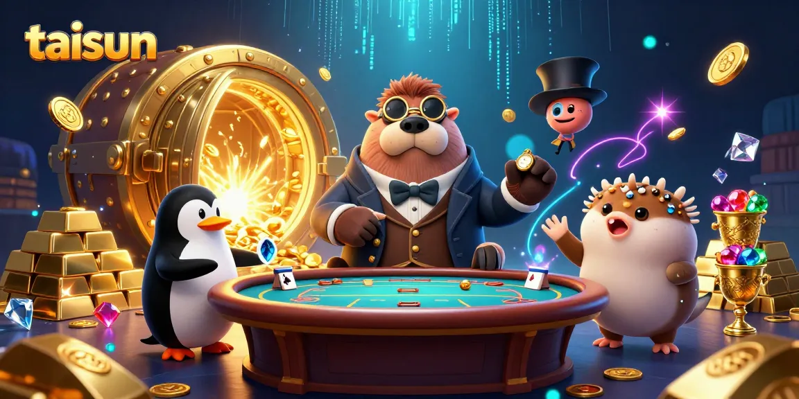 Taisun provides underwater casino fun with a jolly walrus, penguin dealer, and a bluffing pufferfish.