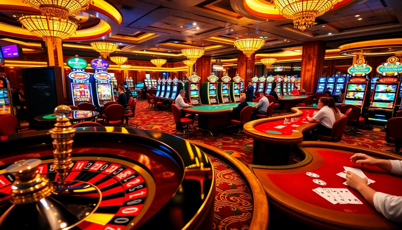 Experience the thrill of TG88 as players engage at vivid casino tables filled with action.