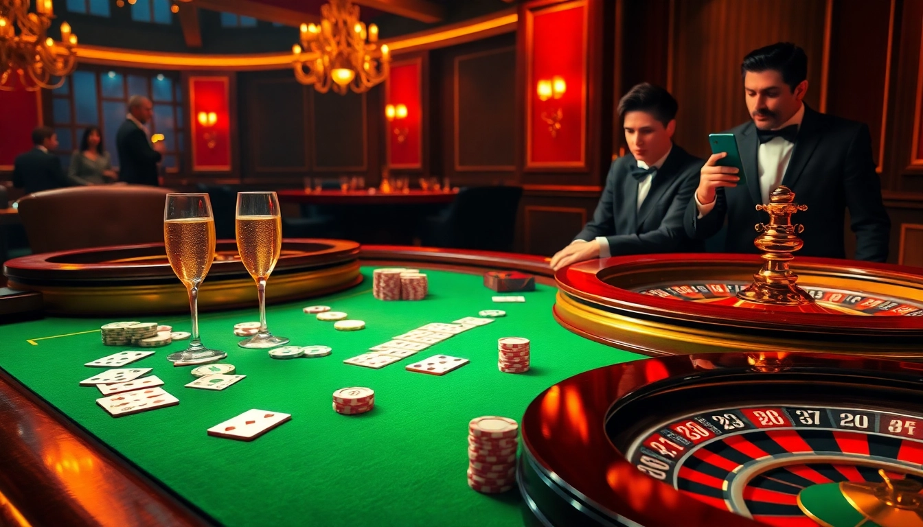 King88 players experiencing excitement at a high-stakes casino table with cards and chips.