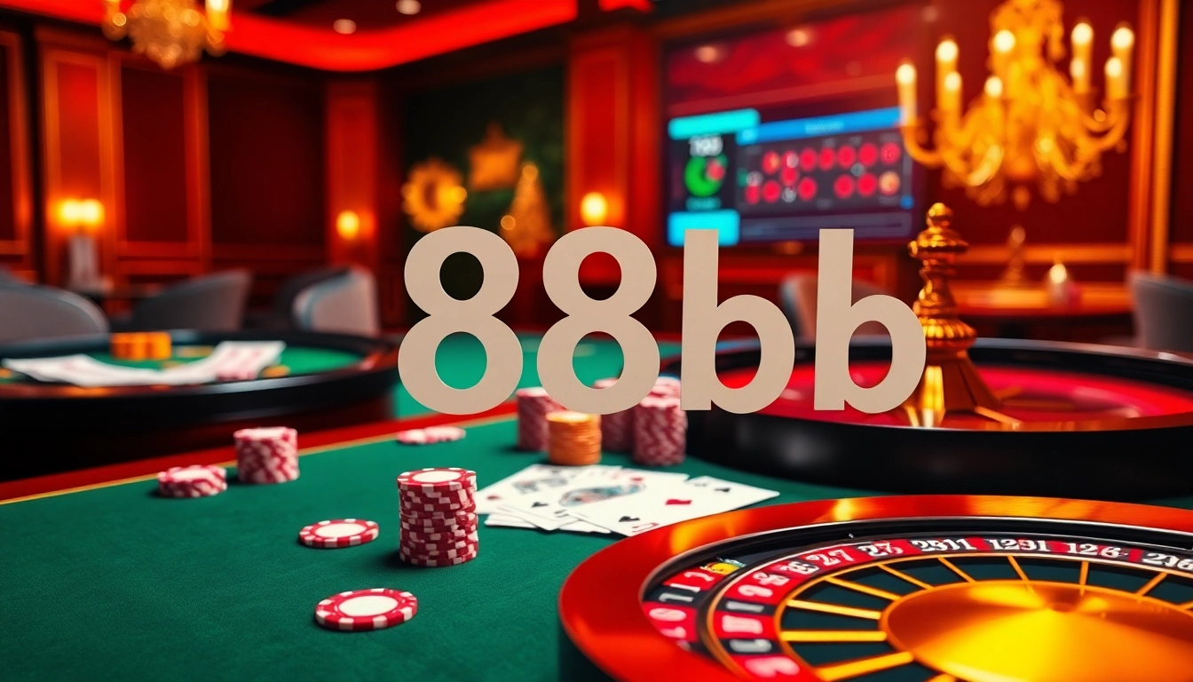 Experience the excitement of 888b with vibrant casino action and elegant gaming elements.