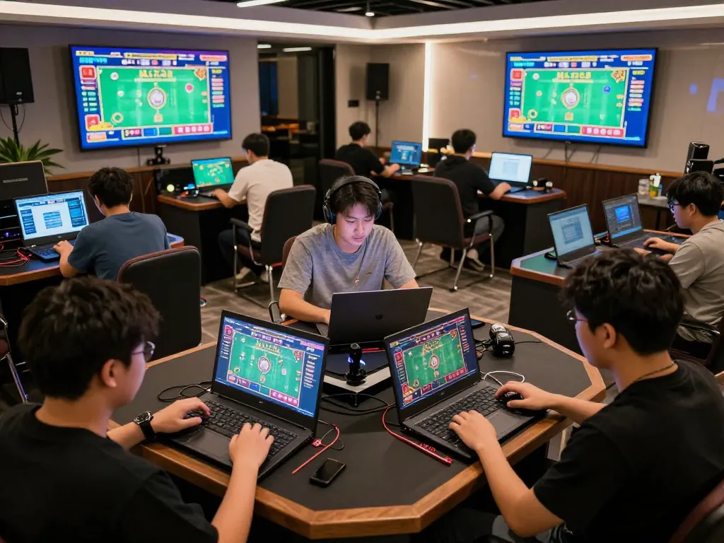 Xóc đĩa players eagerly engaging in online gambling with live dealer interface displayed.