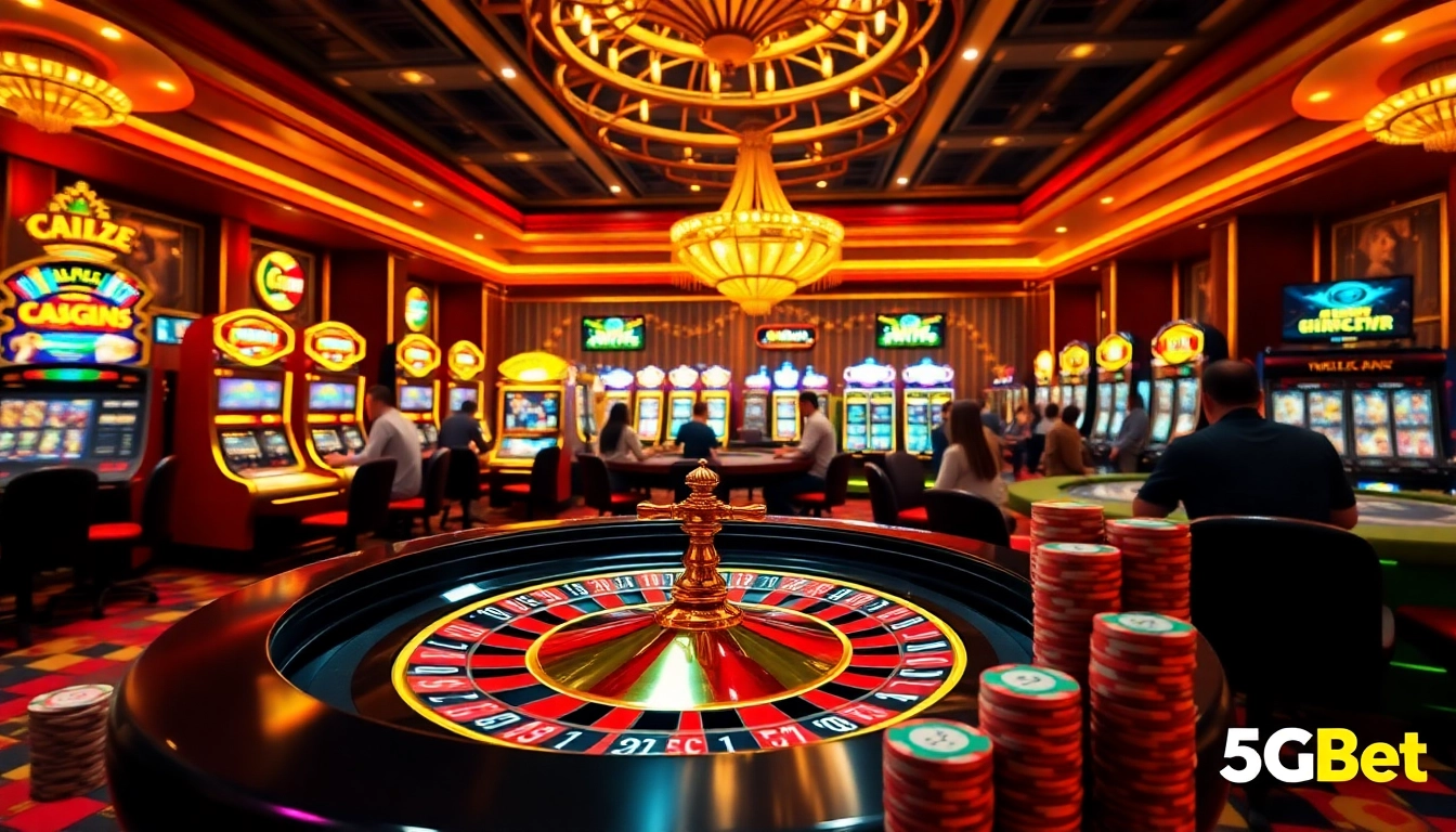 Experience thrilling gambling at https://5gbetbr.com.br/ with vibrant roulette and slot machines.
