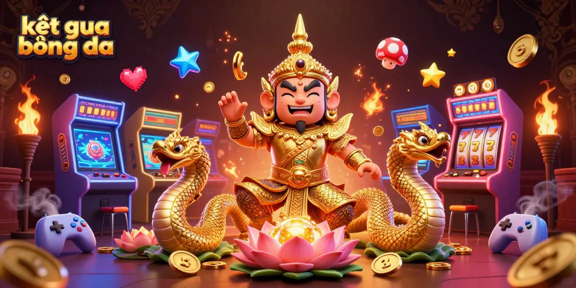 Visualize kết quả bóng đá with dynamic gaming elements featuring enchanting characters and vibrant casino designs