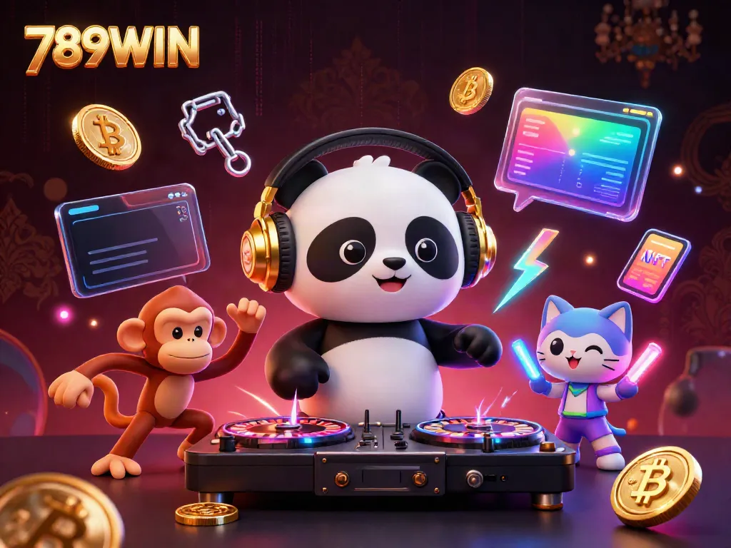 Experience thrilling gameplay at 789WIN with vibrant characters and interactive casino elements.