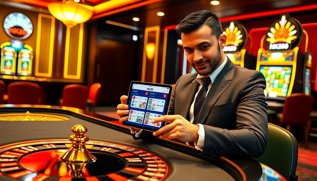 Engaging players at NK88 with exciting casino games and vibrant online betting options.