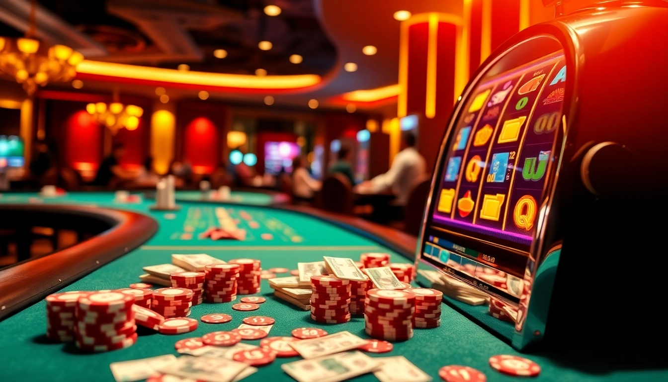 Experience the excitement of gaming at 789club with vibrant casino visuals.