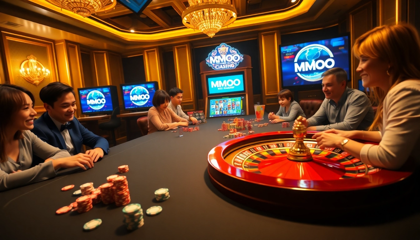 Experience the excitement of MMOO with vibrant casino elements and engaging gameplay.