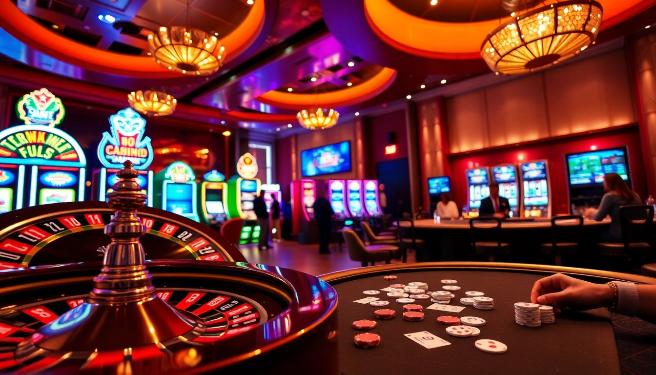 Join the thrilling gameplay at https://net88.wtf/, featuring roulette wheels and vibrant slot machines.