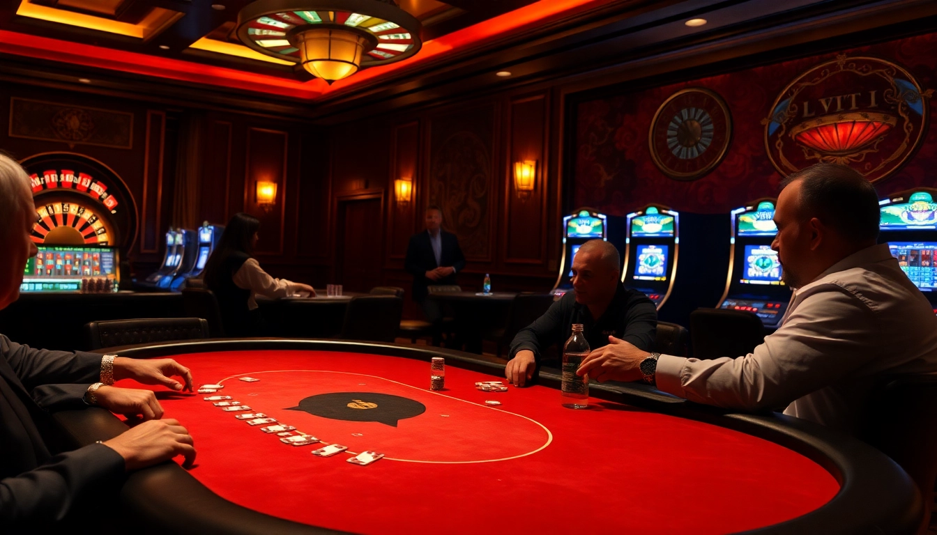 High-stakes poker at a luxury casino highlighting the hidden wiki