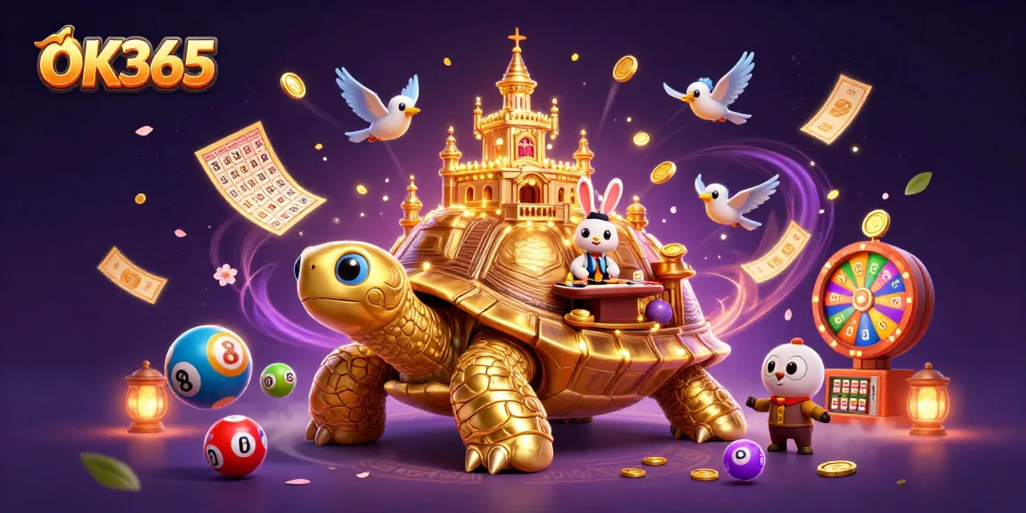 Engage in thrilling games at OK365 with a vibrant casino scene featuring interactive elements.