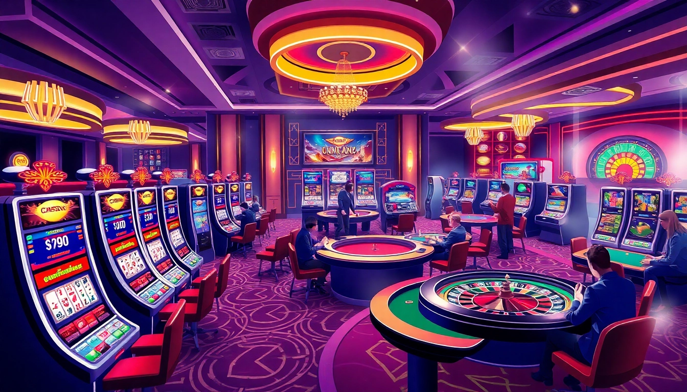 Players engaging in exciting online gambling at Nhà cái OK8386 casino.