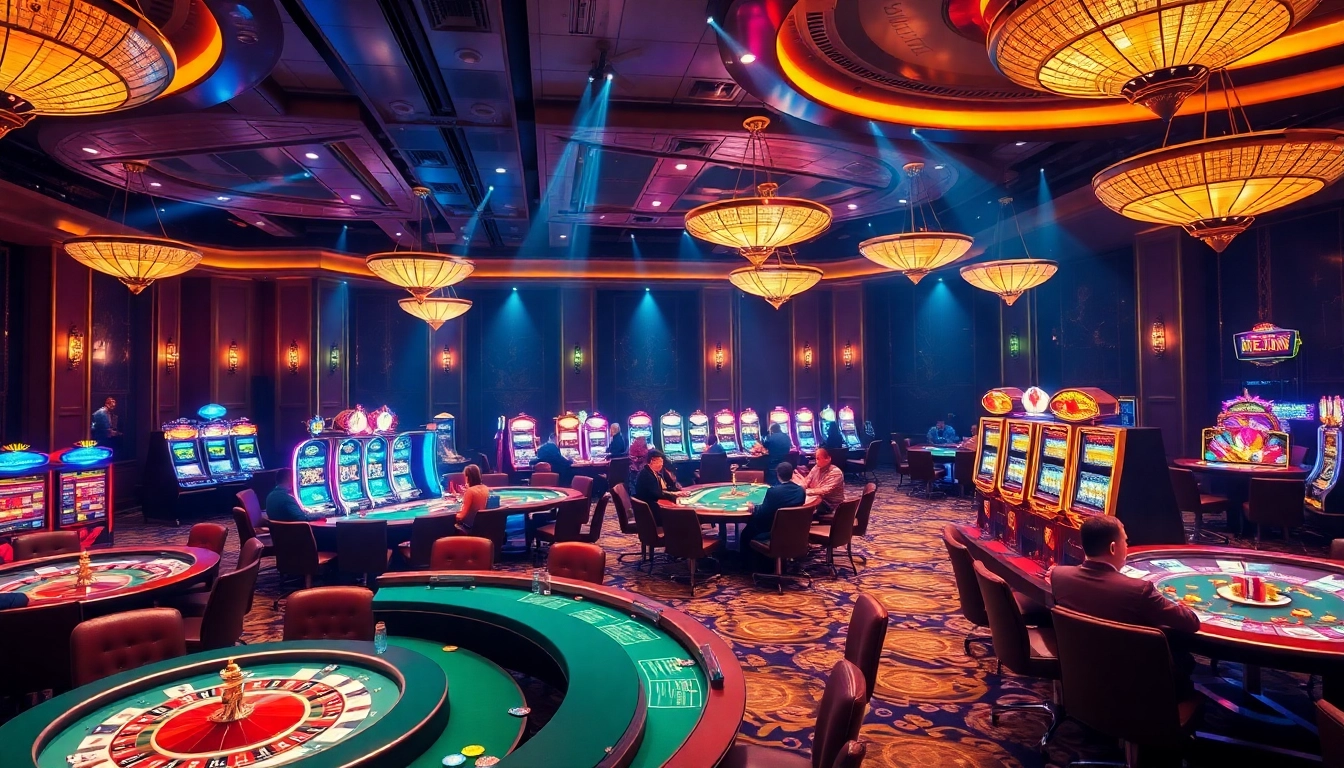 Experience thrilling gambling action at a luxurious casino on https://debet.jp.net/ with vibrant tables and exciting games.