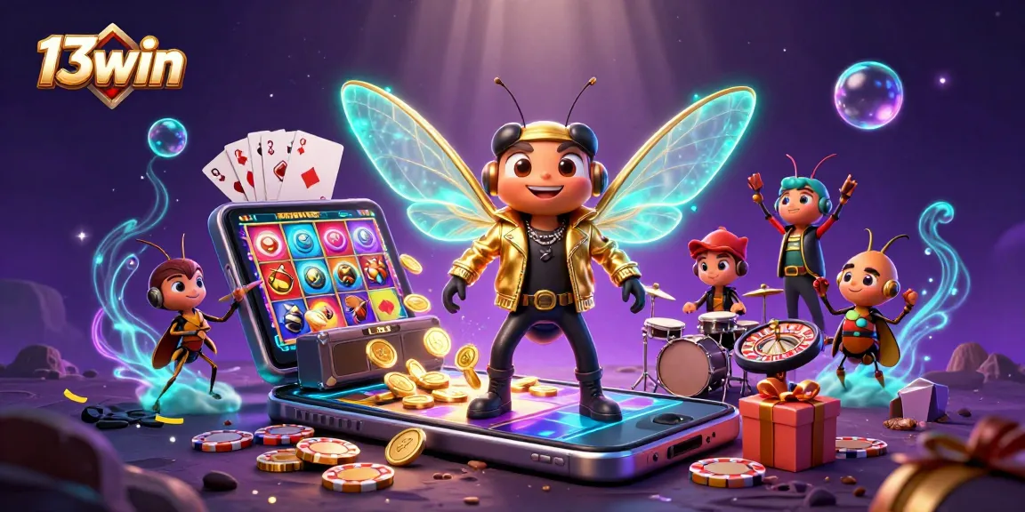 Experience thrilling entertainment with 13win's vibrant casino elements and a dazzling rock star scene.