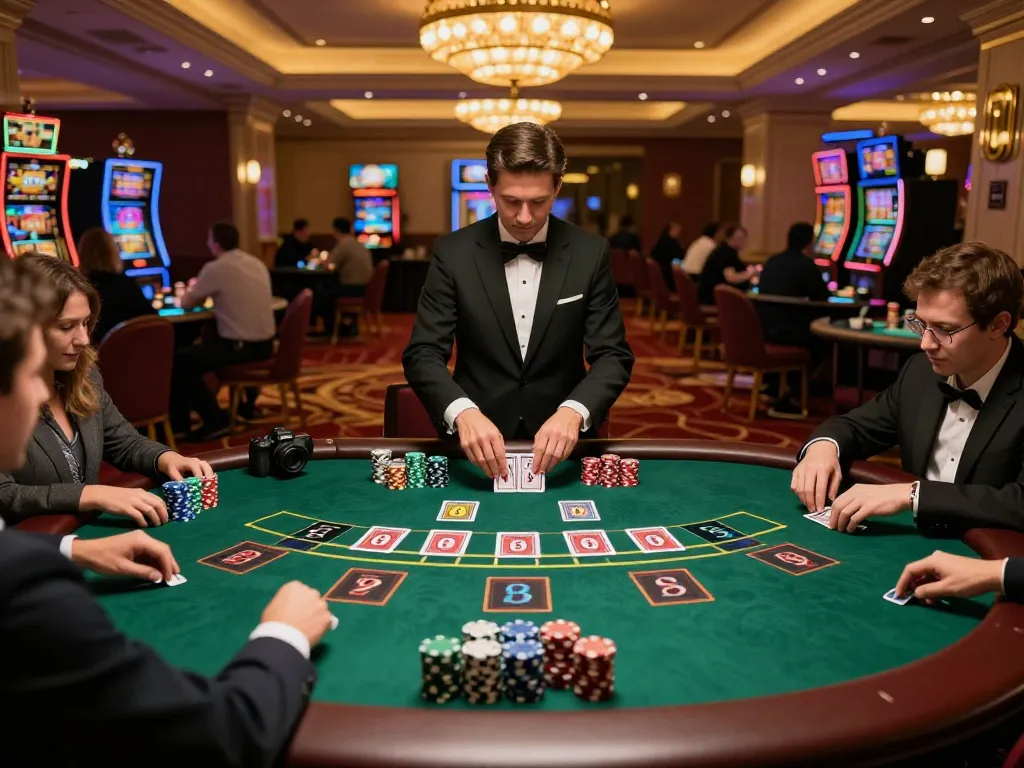 Players placing bets at a blackjack table during a thrilling sun win casino experience.