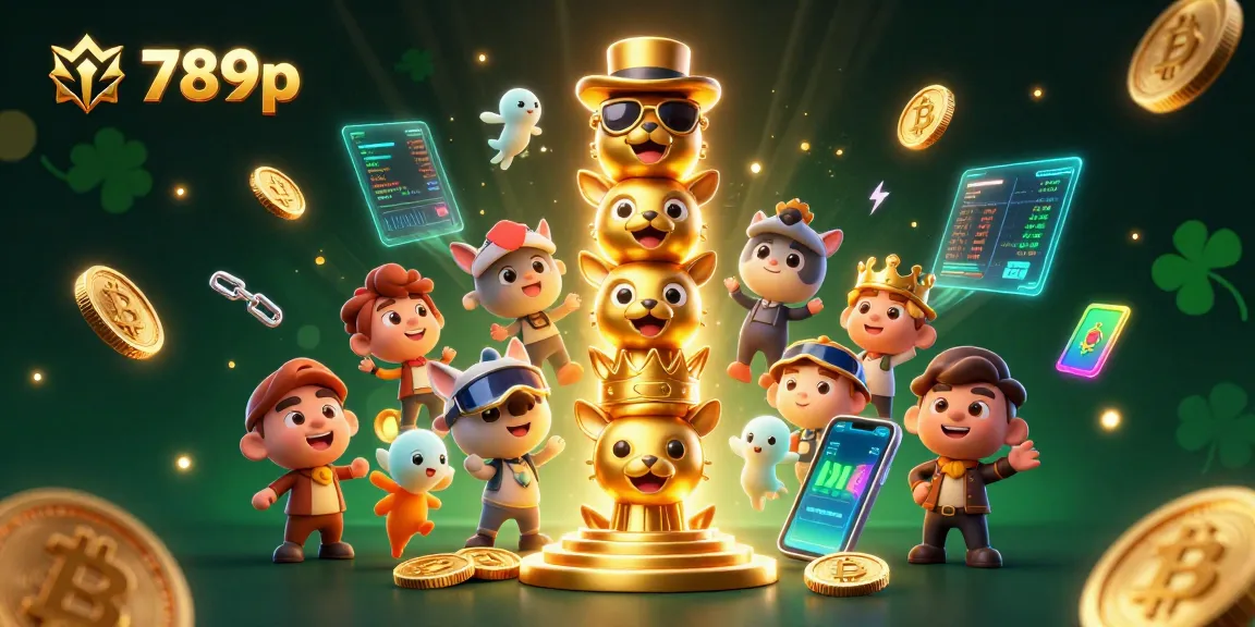 Engage with 789p's vibrant gaming world through this dynamic 3D visual packed with casino excitement.
