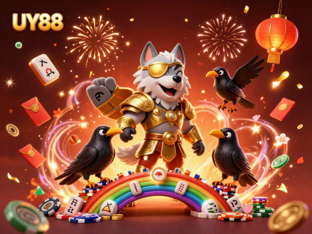 Engage with UY88's 3D casino adventure featuring exciting gaming elements and mythical characters