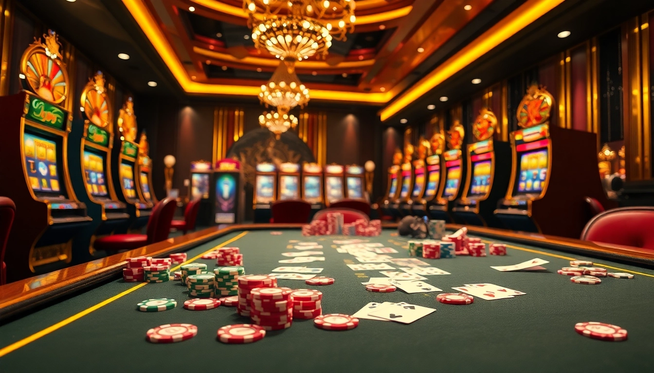 Alo 789 highlights players enjoying a thrilling game with vibrant poker chips on a luxurious casino table.