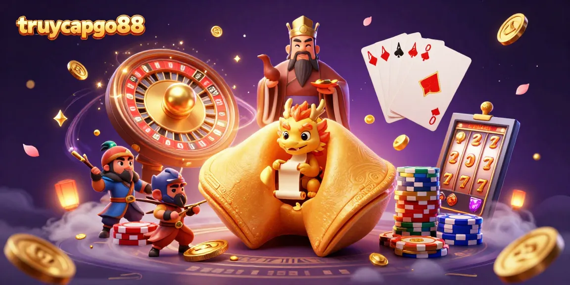 Feel the excitement at truycapgo88 as golden coins cascade and treasures await you.