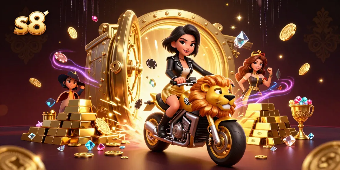Engage in thrilling s8 casino adventures with vibrant 3D characters amidst treasure and excitement