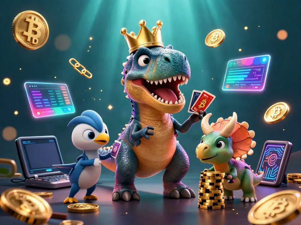 Engage in fun gameplay at 33 BD with a vibrant scene depicting cartoon dinosaurs and casino elements.