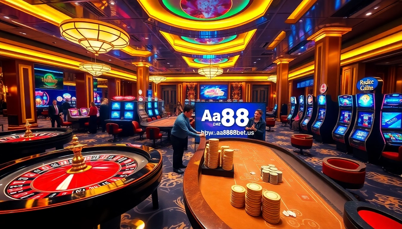 Engage in thrilling gambling experiences at https://aa888bet.us/ with luxurious casino visuals.