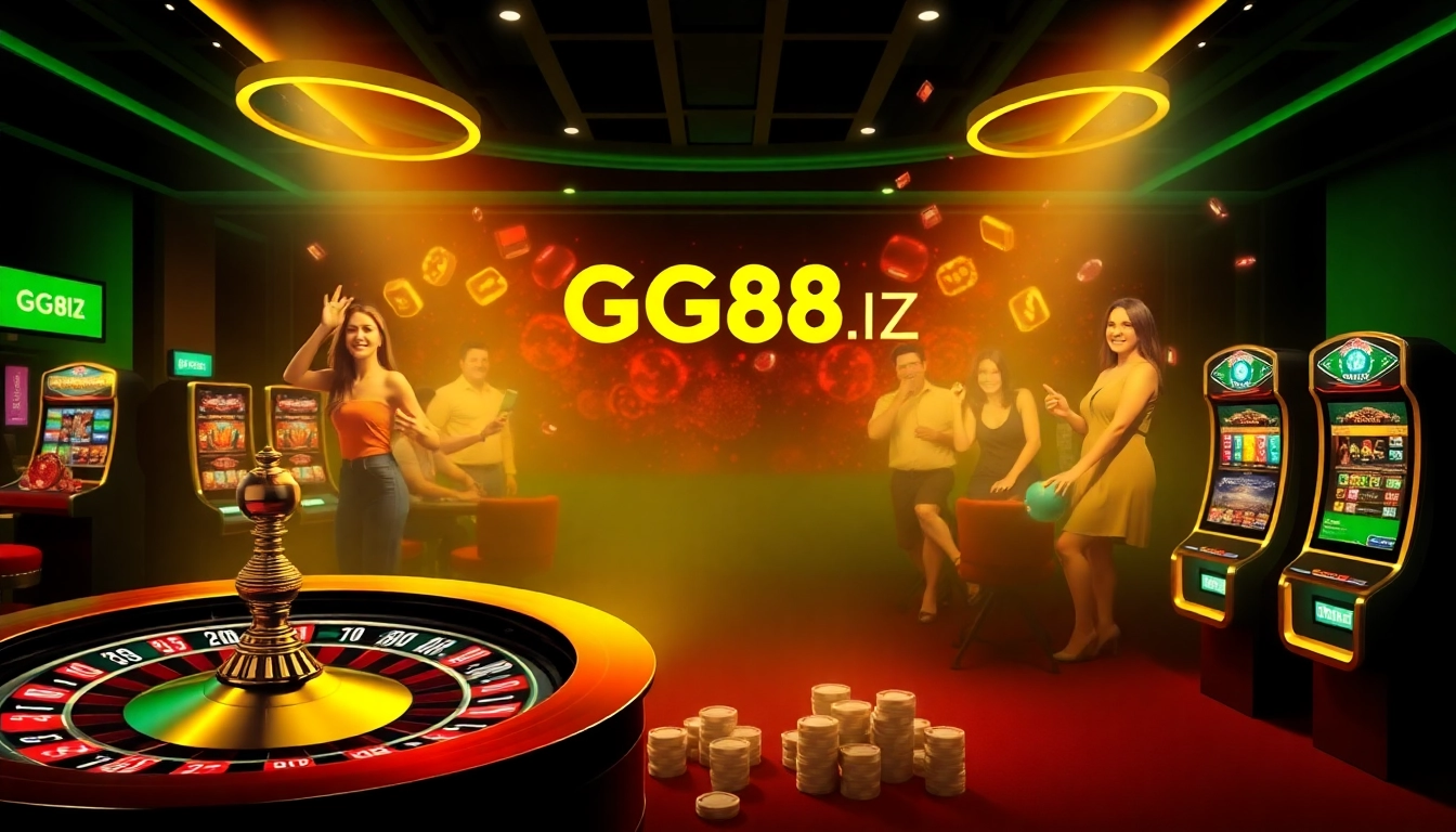 Experience the thrill of online gaming at https://gg88.biz/, where vibrant slot machines captivate players.