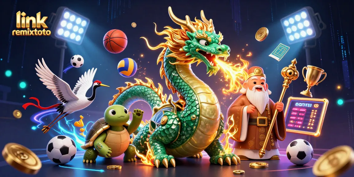 Experience the thrill of winning with link remixtoto, featuring dynamic sports elements and mythical characters.
