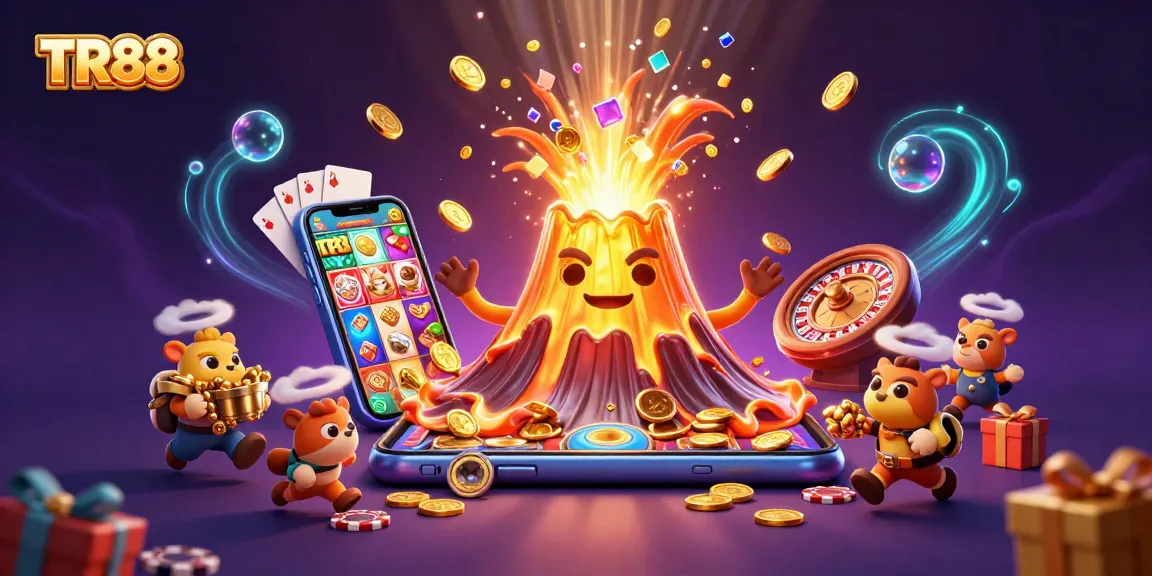 Spin slots and win big at TR88 with explosive volcano treasures and vibrant game elements.