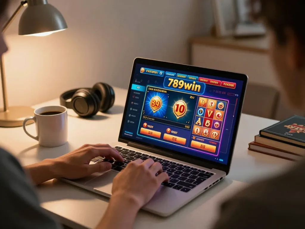 Immerse in 789win online gaming experience with vibrant poker interface and cozy atmosphere.