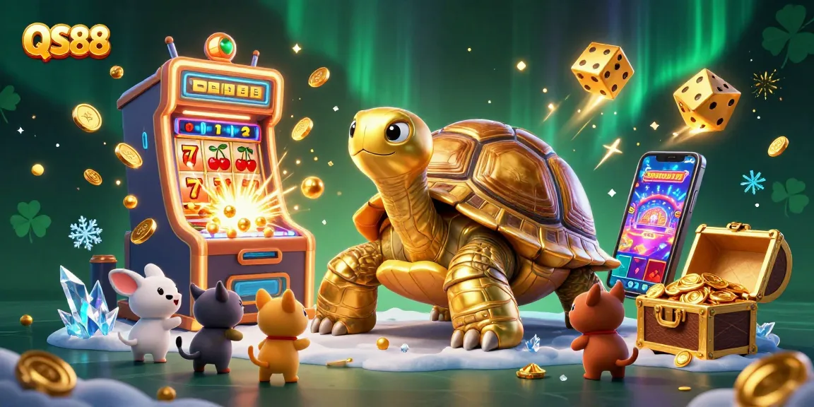 Experience exciting gaming adventures with QS88's interactive features and vibrant illustrations.
