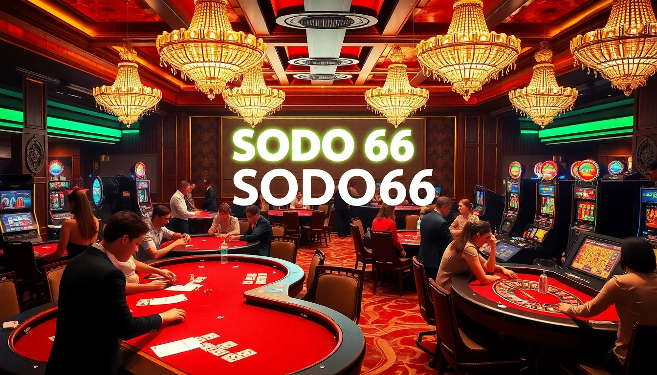 Experience unforgettable moments at SODO66 casino with elegant tables and exciting games.