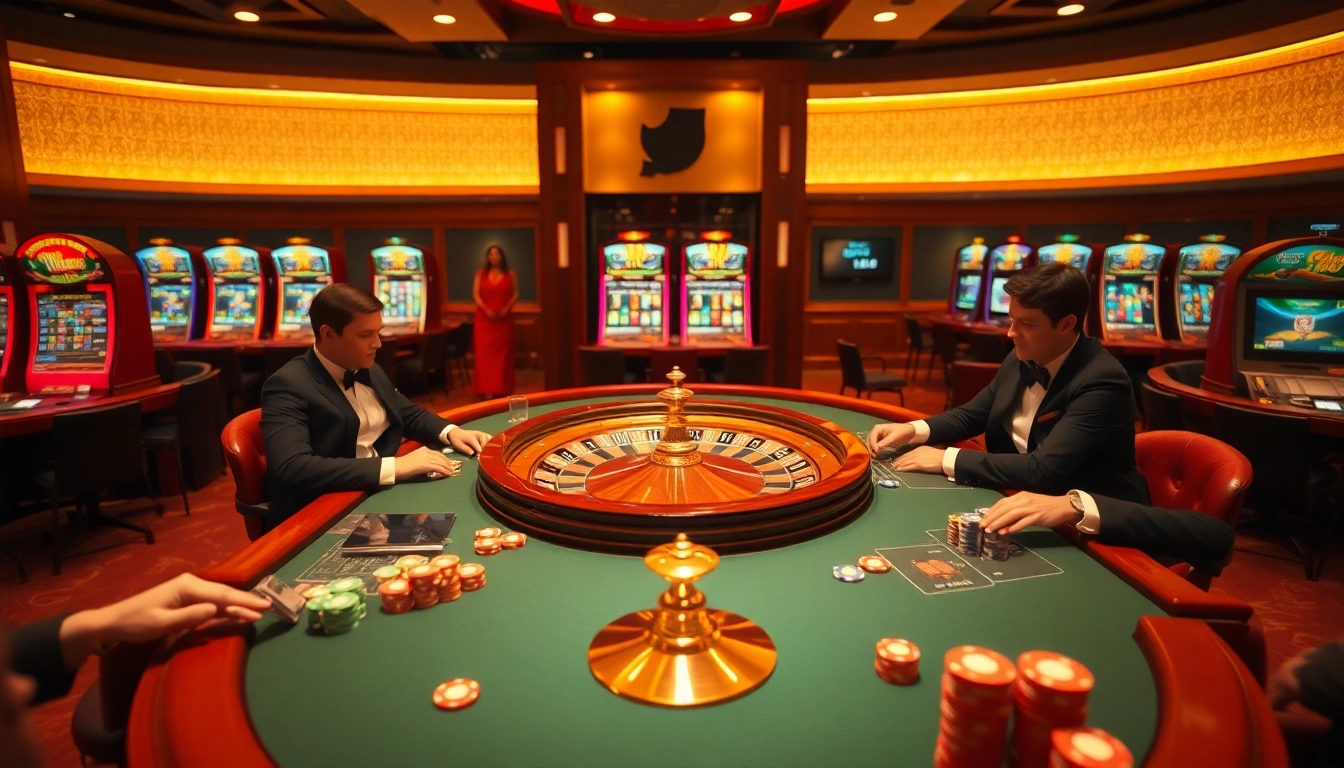Players engaged in a thrilling poker game at XX88 casino, showcasing chips, cards, and excitement.