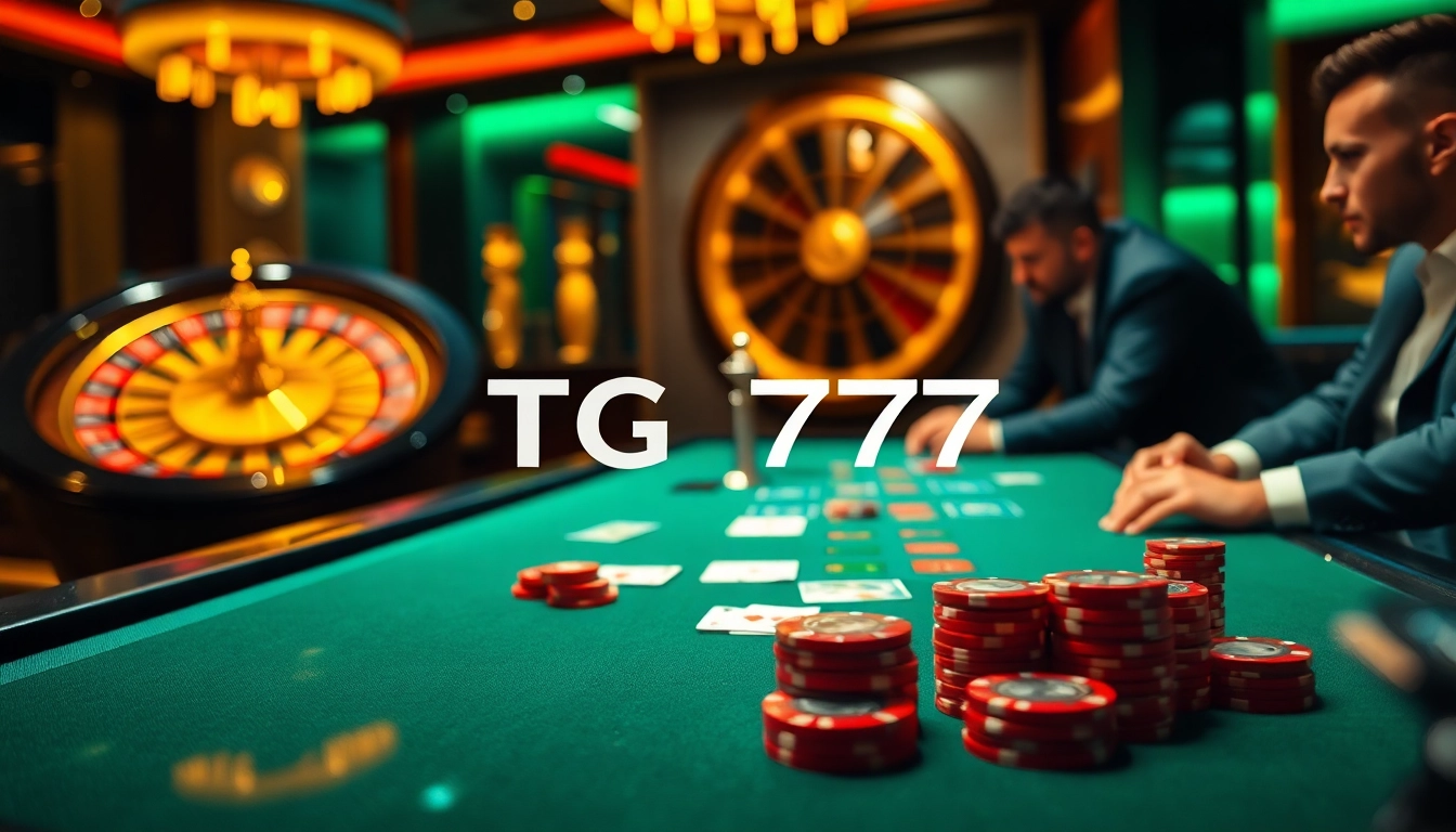 Experience the thrill of TG777 with high-stakes poker tables and vibrant casino games.
