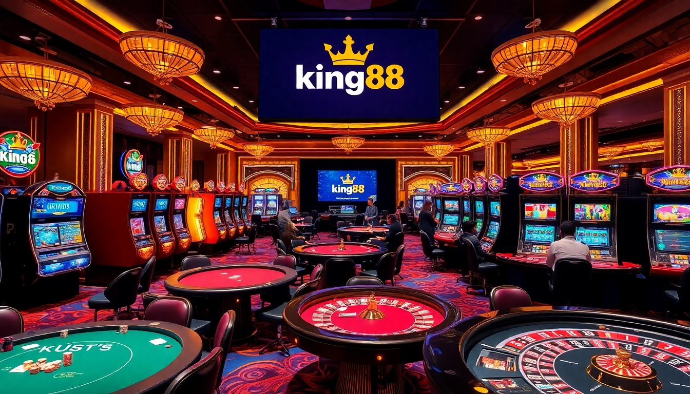 Experience the thrill of king88 casino gaming with vibrant tables and exciting wins.