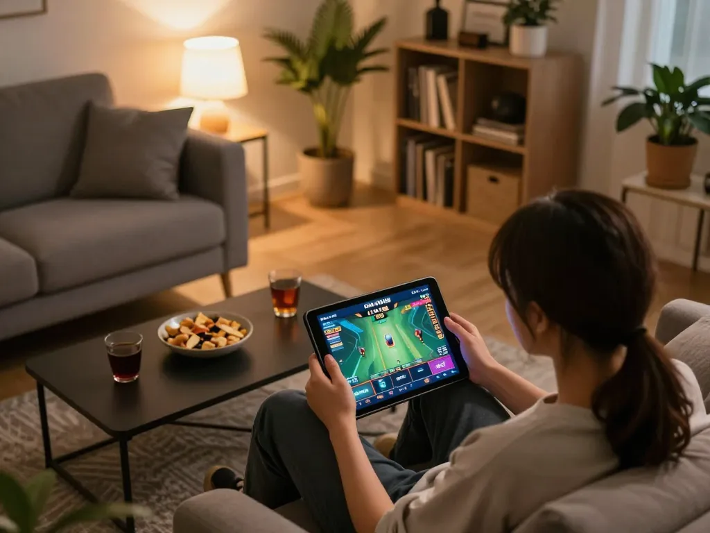 Experience the excitement of online betting on 69VN with a cozy home setup.