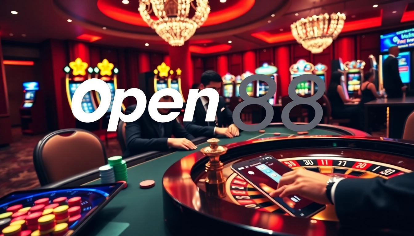 Experience the excitement of open88 with thrilling casino action on a vibrant gaming floor.
