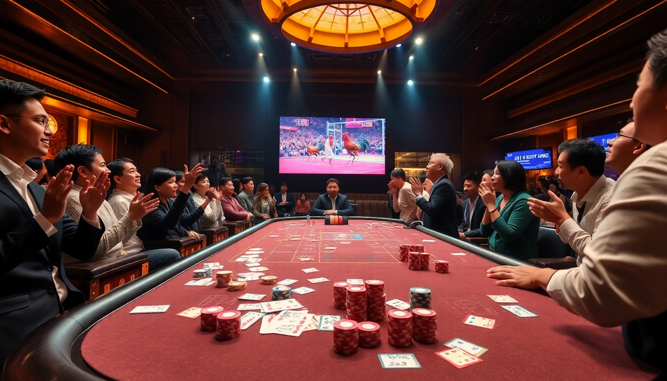 Experience exhilarating action at a Nhà cái đá gà uy tín event featuring live cockfighting excitement and vibrant betting.