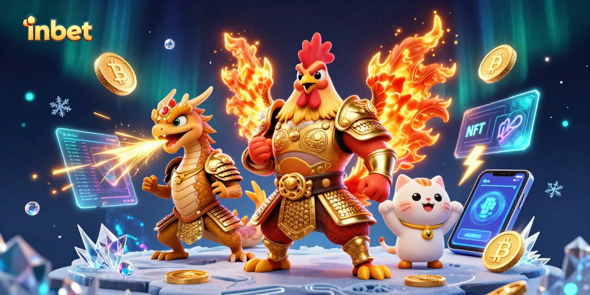 Join the exciting action at inbet with dynamic 3D characters and vibrant casino elements.