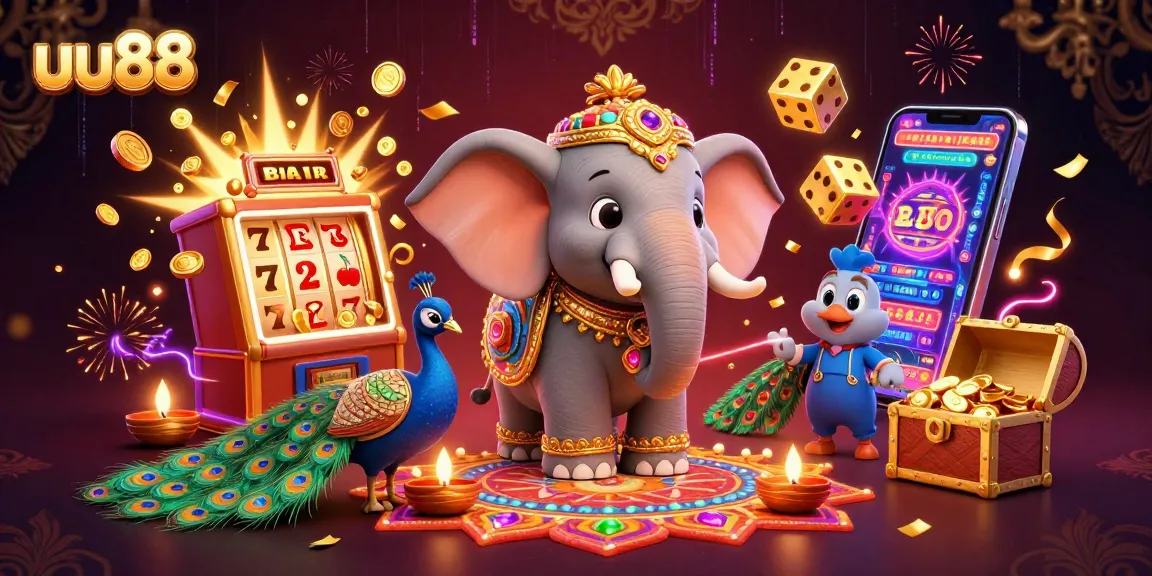 Experience excitement at uu88 with lively jackpots spilling coins and vibrant casino games.