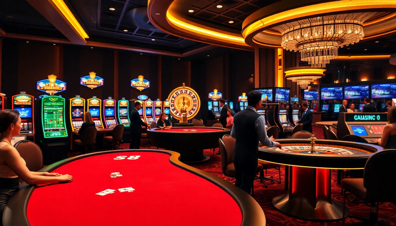 Experience winning strategies at S8's exciting casino gaming tables with dynamic gameplay.