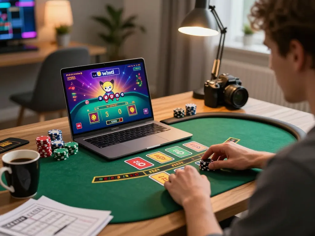 Engaging in strategic blackjack gameplay at 78wintl online casino with immersive live dealer experience.