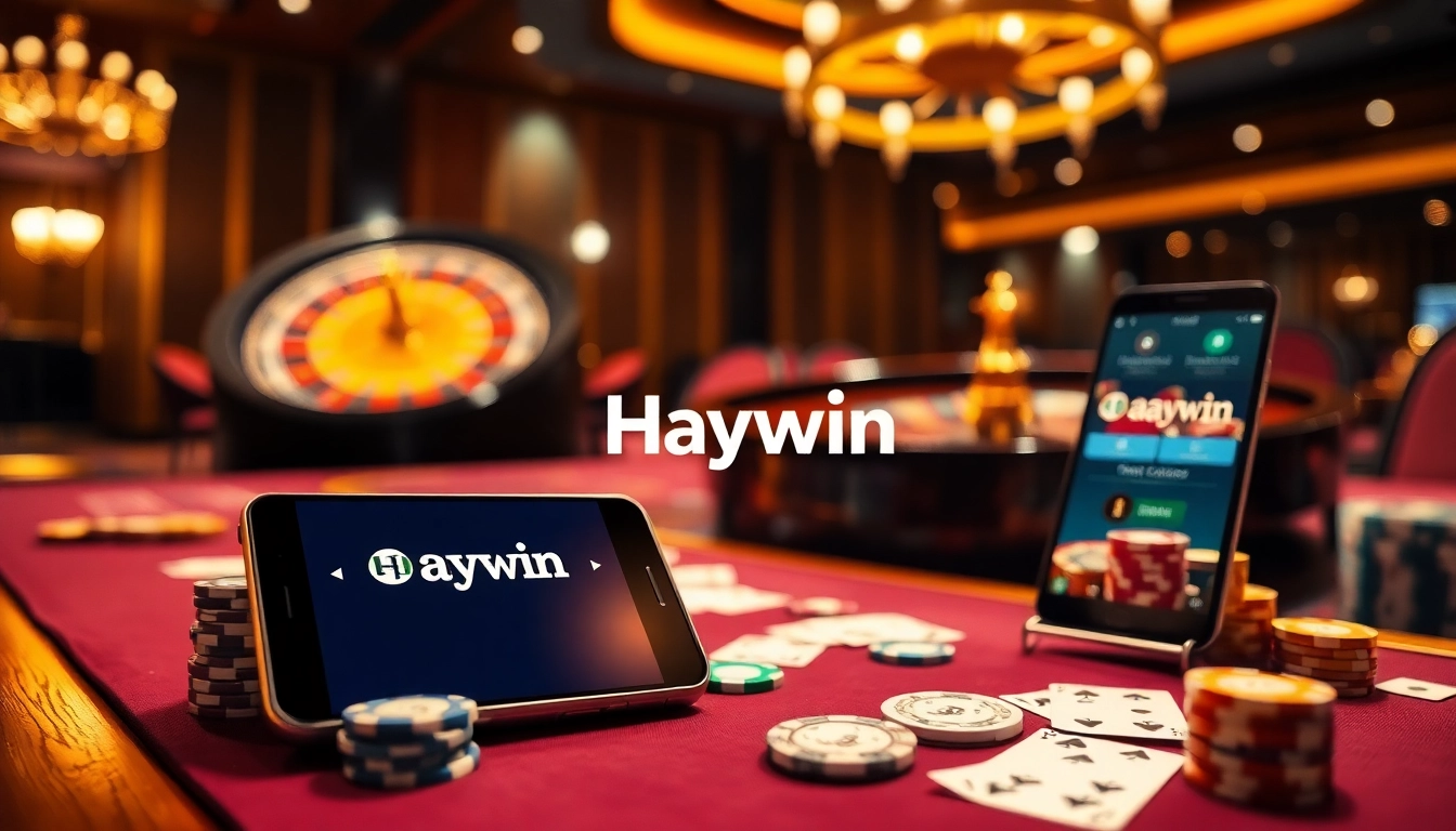 Experience thrilling gameplay at Haywin casino with vibrant poker, roulette, and gamified technology.